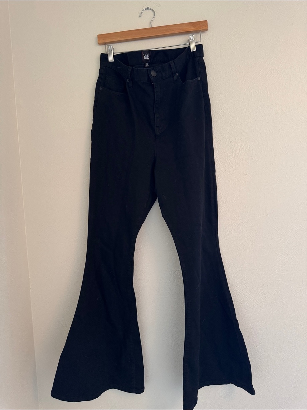Urban Outfitters BDG Super High-Rise Black Flare Jeans